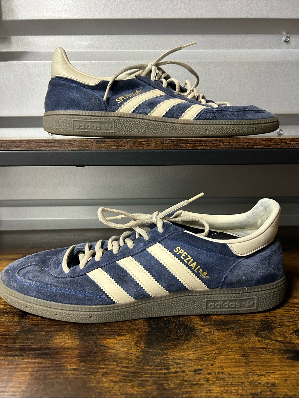 adidas Originals Men's Handball Spezial Night Indigo Cloud White Size 11.5